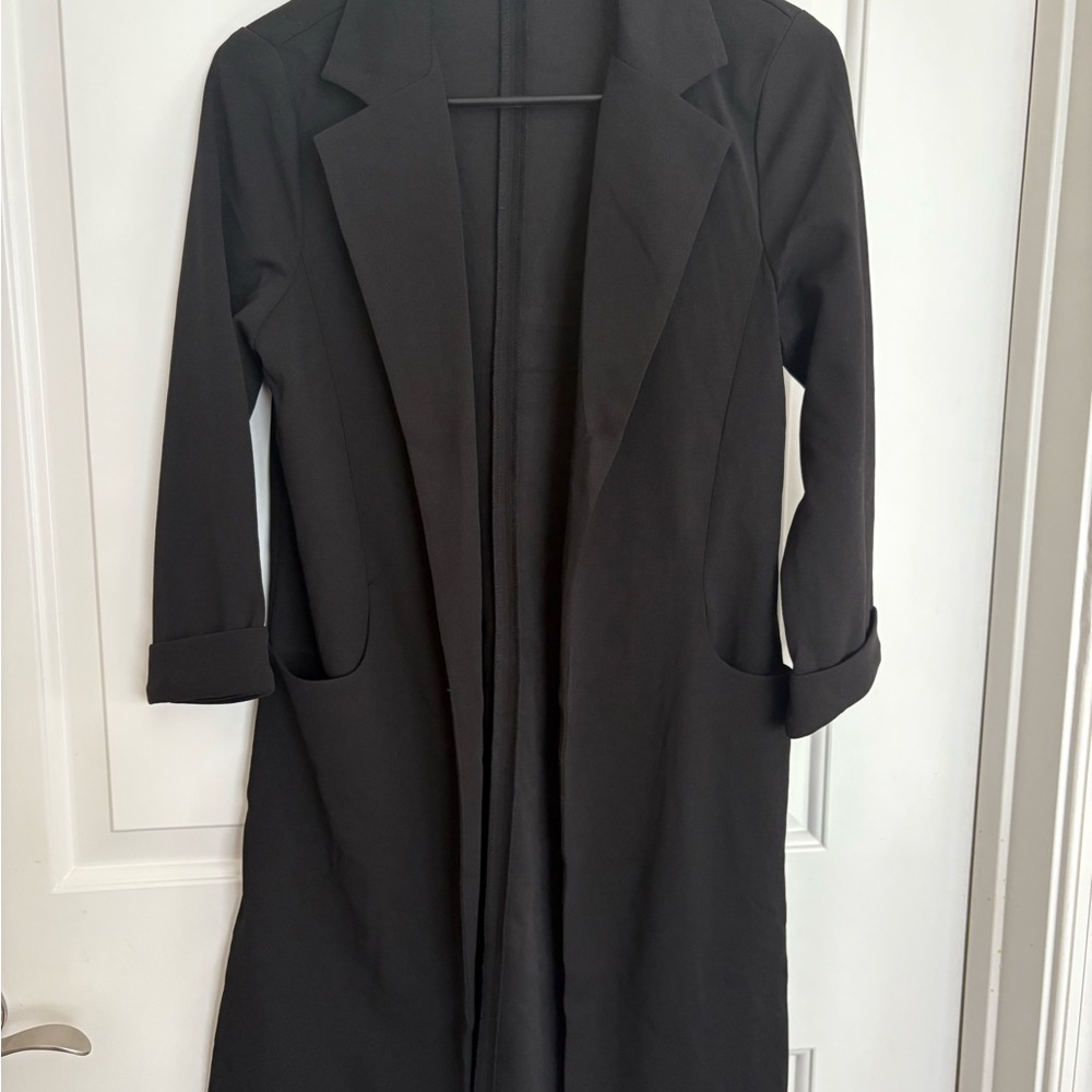 Chocolate Black Trench Coat